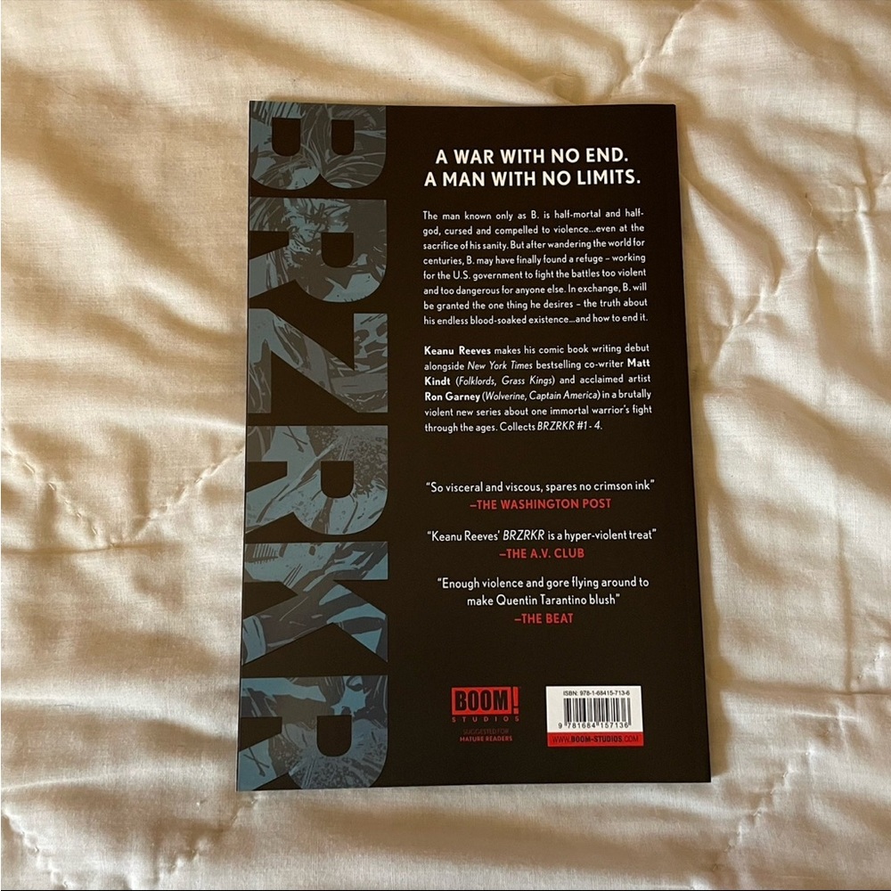 🛑SOLD🛑 BRZRKR Kickstarter Exclusive Volumes 1 2 3 Keanu Reeves - Picture 4 of 11